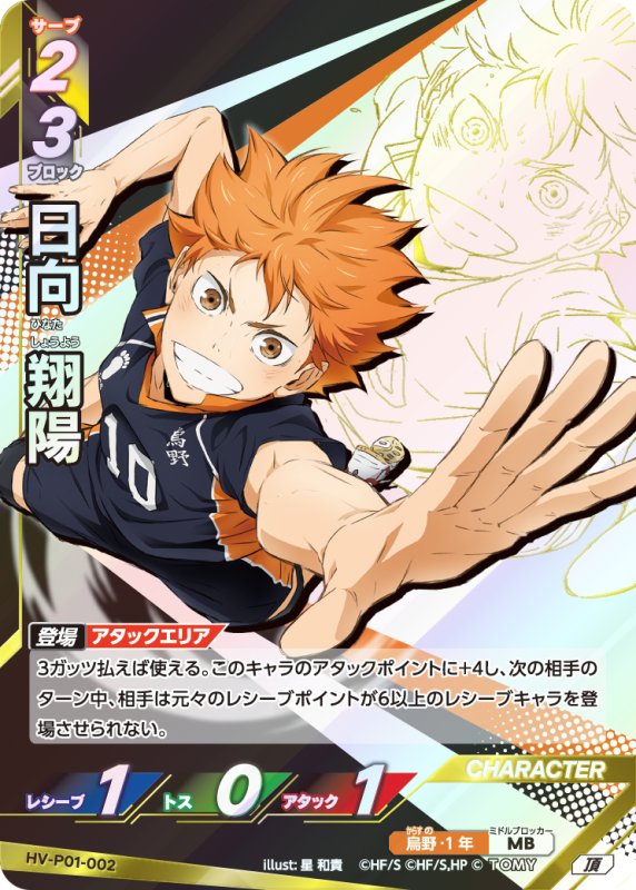 画像1: 日向 翔陽【頂】《烏野》[型番HV-P01-002] (1)