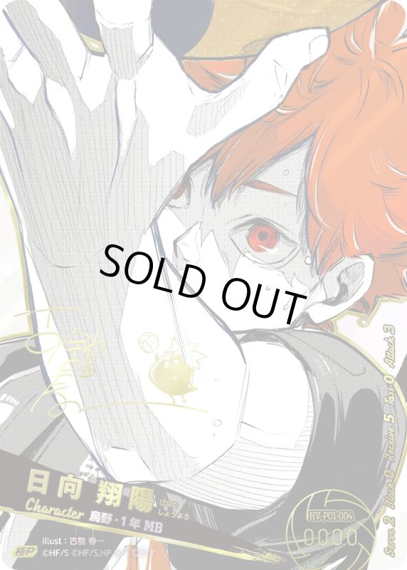 画像1: ★日向 翔陽【極P】《烏野》[型番HV-P01-004] 【古舘春一先生のサイン入り】 (1)