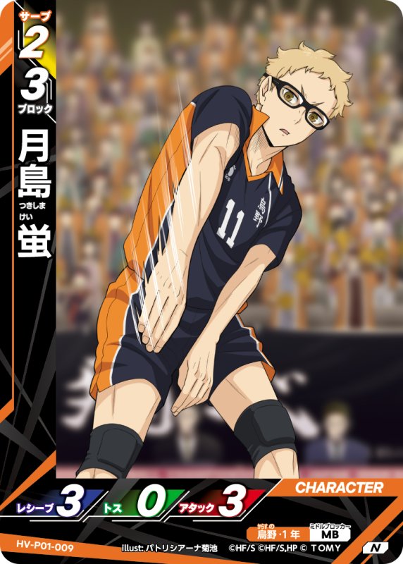 画像1: 月島 蛍【N】《烏野》[型番HV-P01-009] (1)