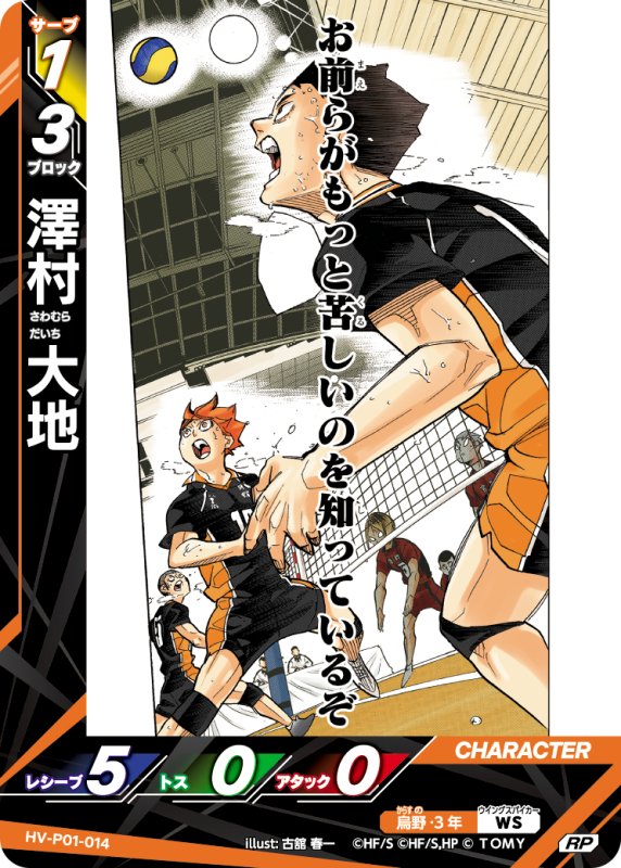 画像1: 澤村 大地【RP】《烏野》[型番HV-P01-014] (1)