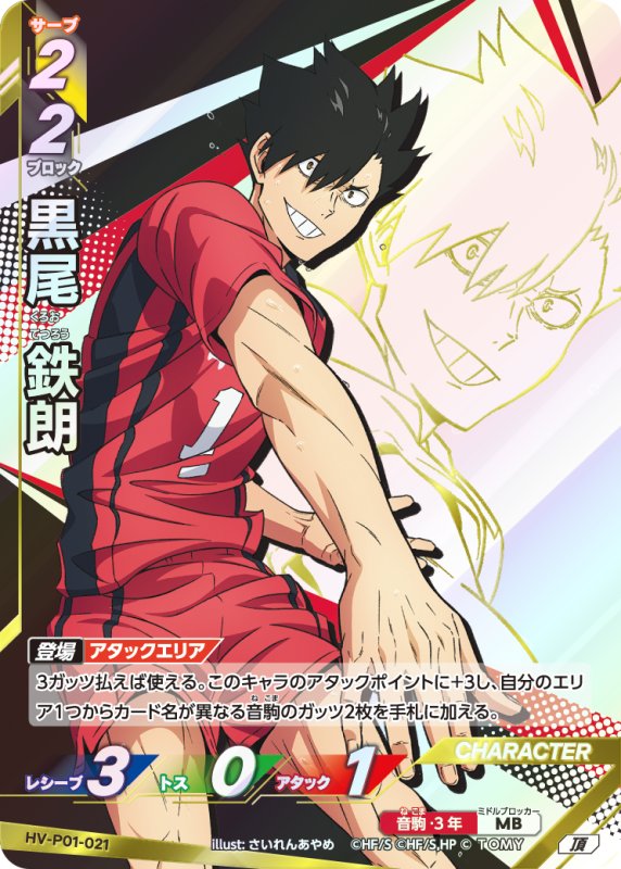 画像1: 黒尾 鉄朗【頂】《音駒》[型番HV-P01-021] (1)