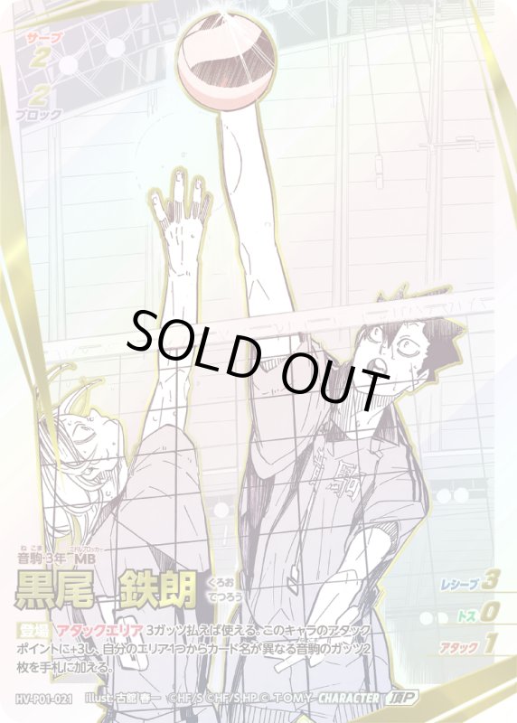 画像1: 黒尾 鉄朗【頂P】《音駒》[型番HV-P01-021] (1)