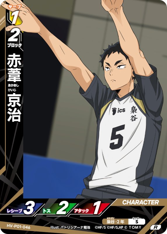 画像1: 赤葦 京治【R】《梟谷》[型番HV-P01-046] (1)