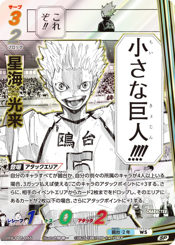 画像1: 星海 光来【SP】《鴎台》[型番HV-P01-066] (1)