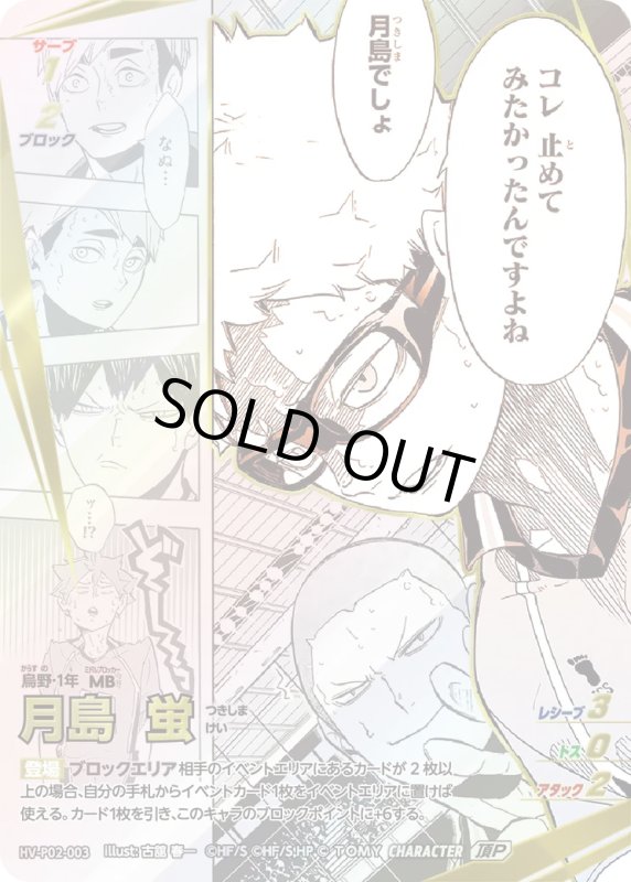 画像1: 月島 蛍【頂P】《烏野》[型番HV-P02-003] (1)