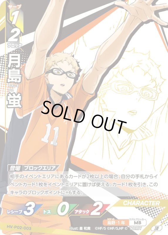 画像1: 月島 蛍【頂】《烏野》[型番HV-P02-003] (1)