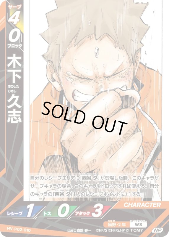 画像1: 木下 久志【NP】《烏野》[型番HV-P02-010] (1)