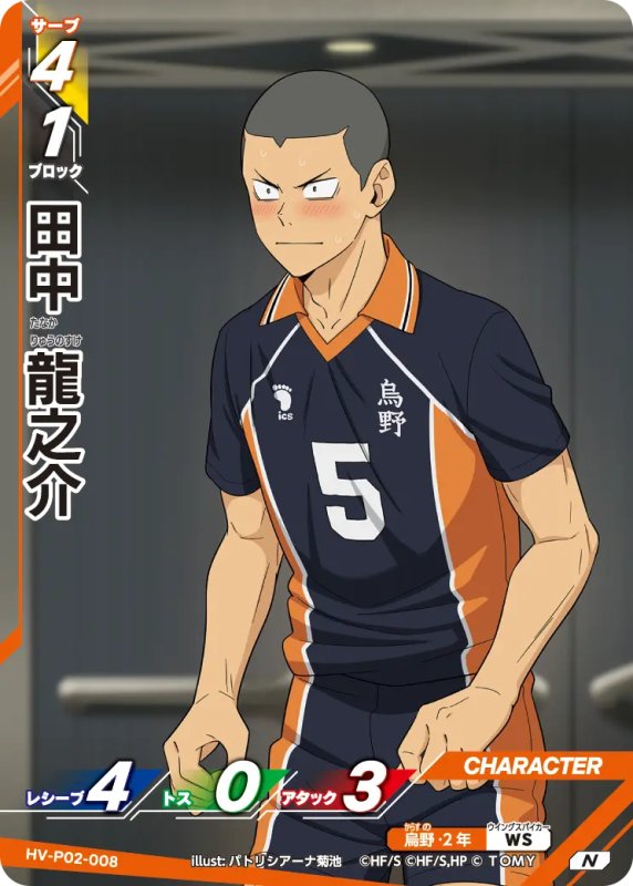 画像1: 田中 龍之介【N】《烏野》[型番HV-P02-008] (1)