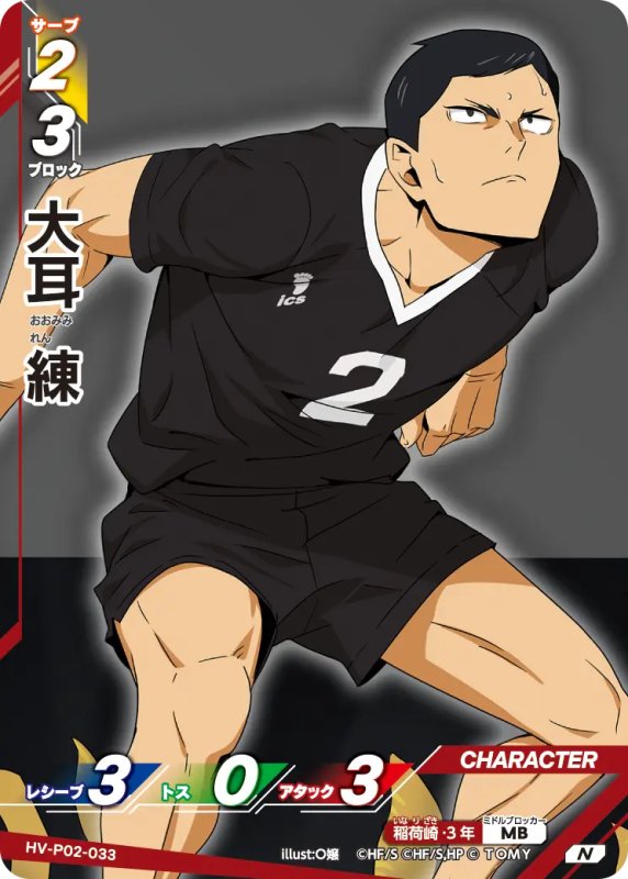 画像1: 大耳 練【N】《稲荷崎》[型番HV-P02-033] (1)