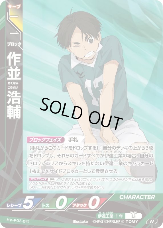 画像1: 作並 浩輔【N】《伊達工業》[型番HV-P02-041] (1)