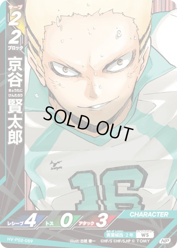 画像1: 京谷 賢太郎【NP】《青葉城西》[型番HV-P02-059] (1)