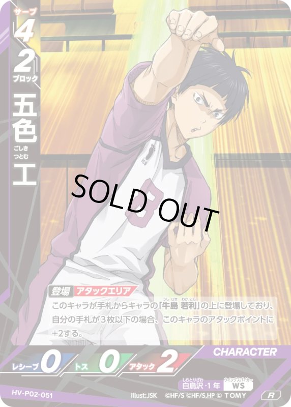 画像1: 五色 工【R】《白鳥沢》[型番HV-P02-051] (1)