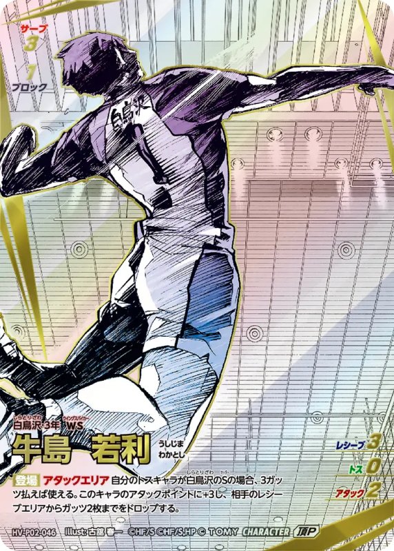 画像1: 牛島 若利【頂P】《白鳥沢》[型番HV-P02-046] (1)