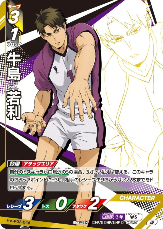 画像1: 牛島 若利【頂】《白鳥沢》[型番HV-P02-046] (1)