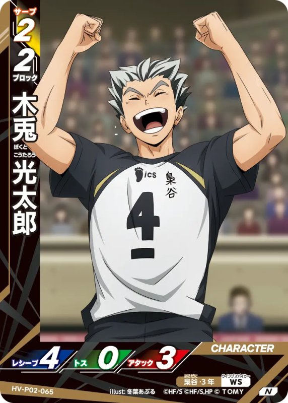 画像1: 木兎 光太郎【N】《梟谷》[型番HV-P02-065] (1)