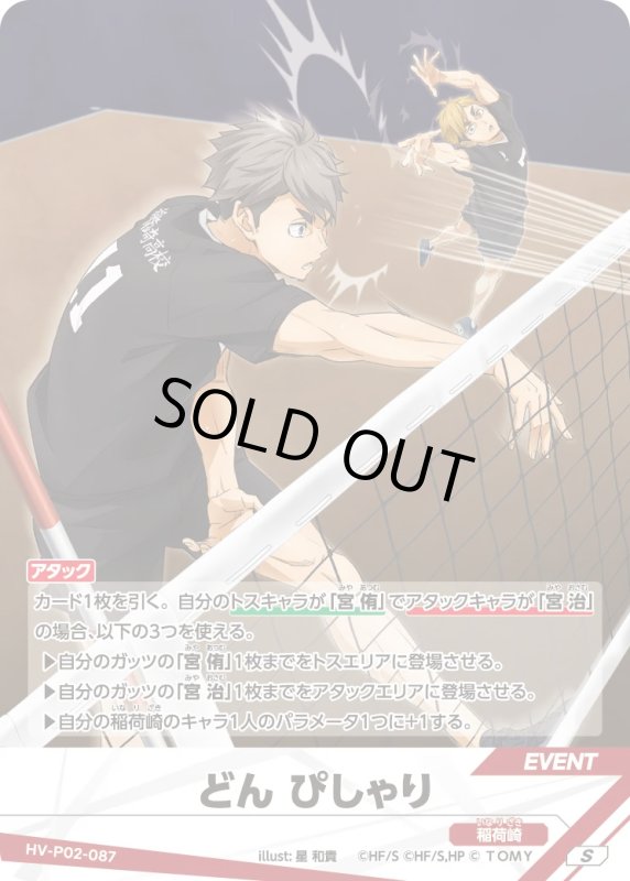 画像1: どん ぴしゃり【S】《稲荷崎》[型番HV-P02-087] (1)