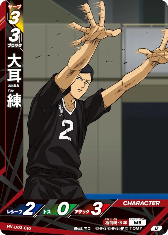 画像1: 大耳 練【D】《稲荷崎》[型番HV-D03-010] (1)