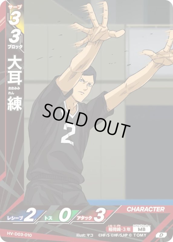 画像1: 大耳 練【D】《稲荷崎》[型番HV-D03-010] (1)