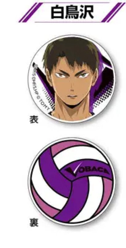 画像1: アクリルマーカー [アクリルマーカー コレクションVol.2・白鳥沢(牛島 若利)] (1)