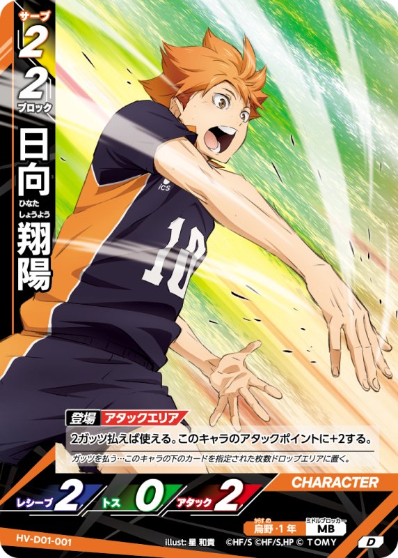 画像1: 日向 翔陽【D】《烏野》[型番HV-D01-001] (1)