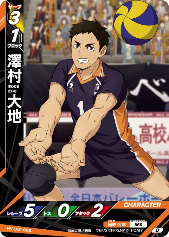 画像1: 澤村 大地【D】《烏野》[型番HV-D01-008] (1)